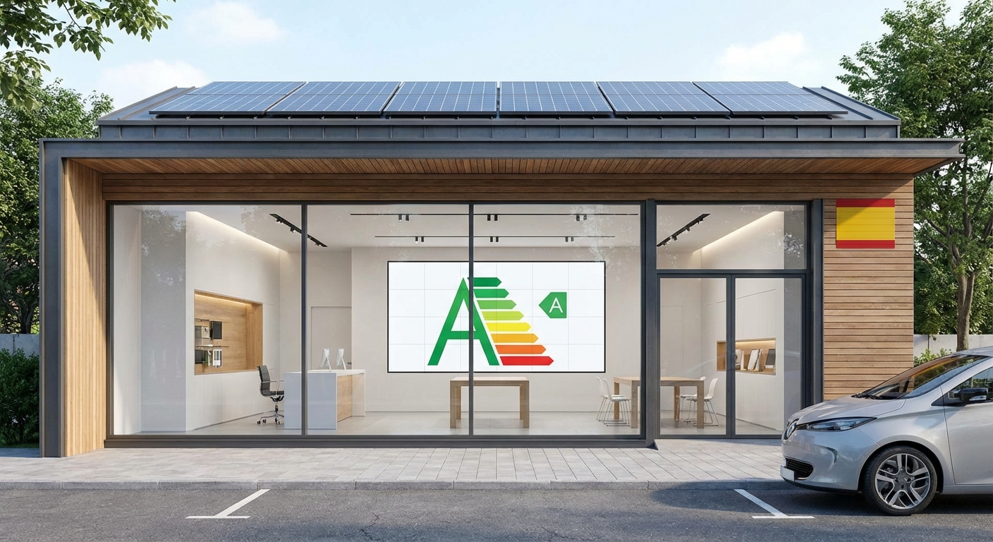 Madrid business storefront