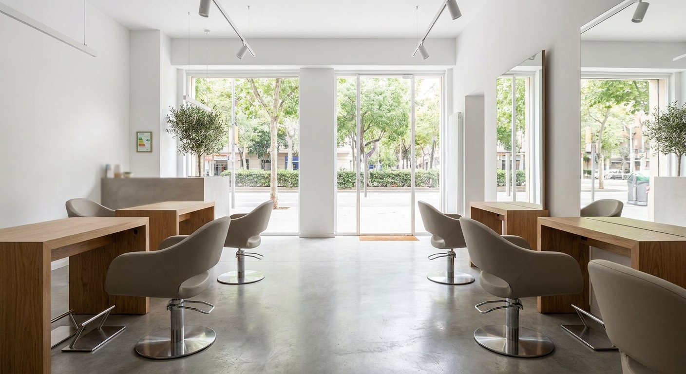 hair salon interior modern