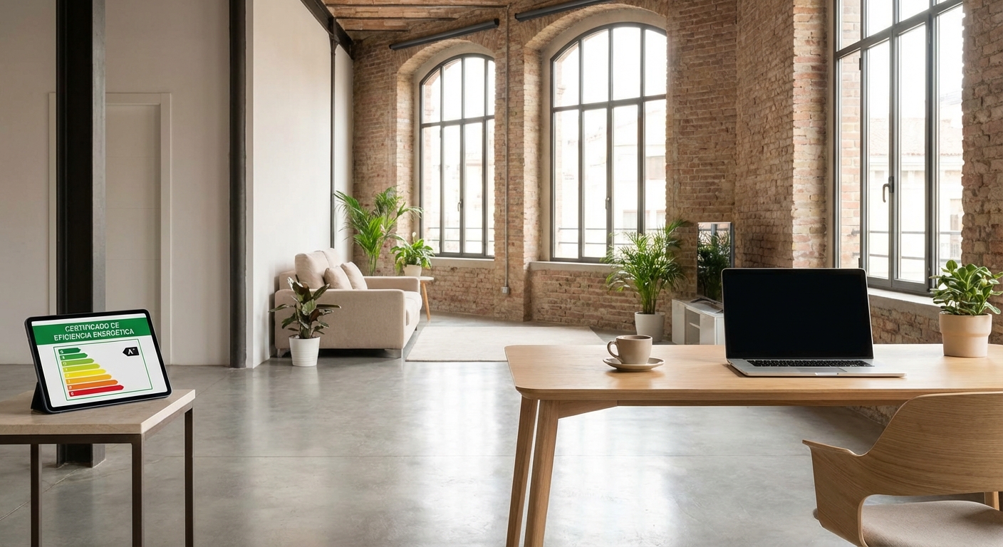 modern apartment interior renovated from commercial space