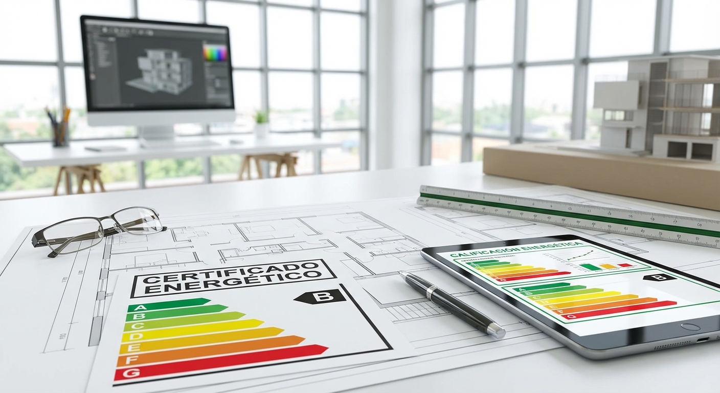 architect office blueprints