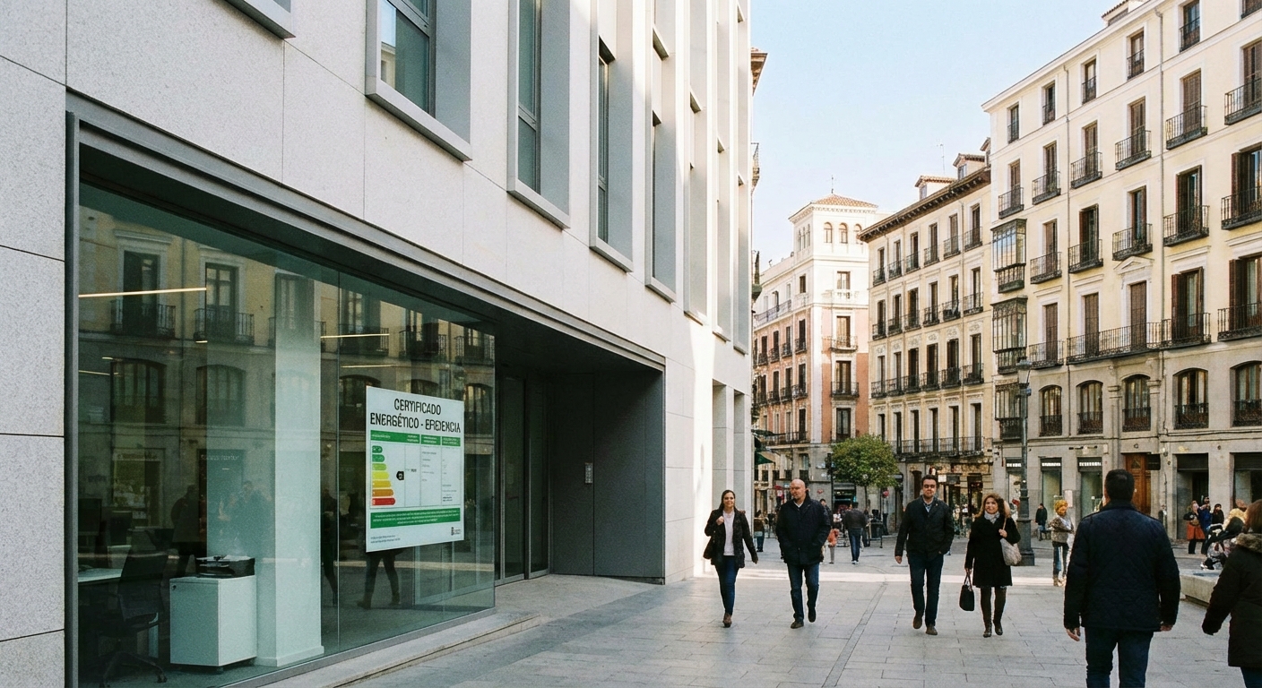 Madrid architecture street