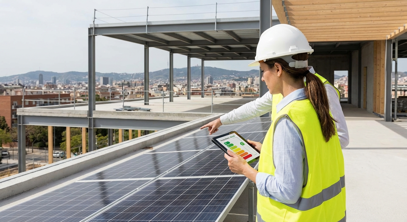 architect inspecting construction site