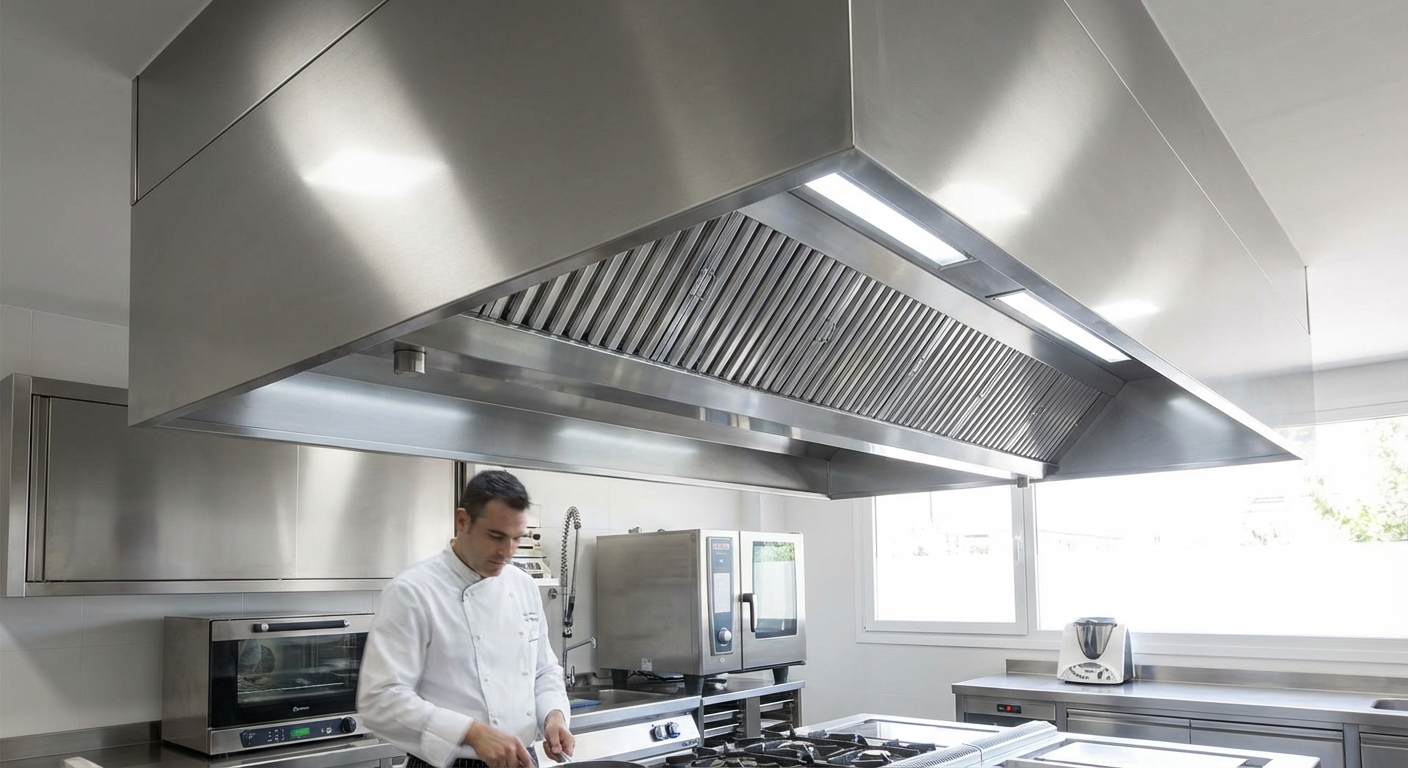 restaurant commercial kitchen exhaust hood