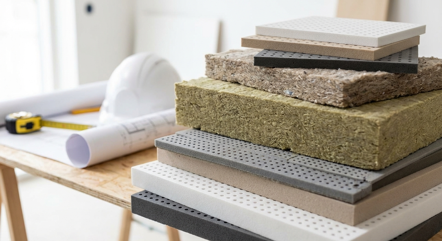 acoustic insulation construction materials