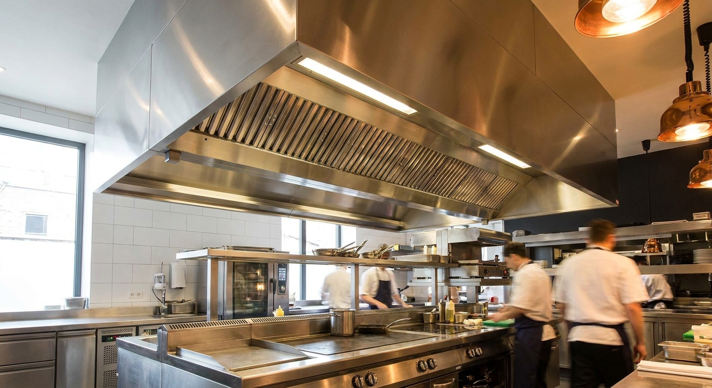 restaurant commercial kitchen ventilation hood